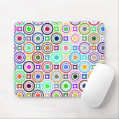 抽象芸術円 マウスパッド (マウス)