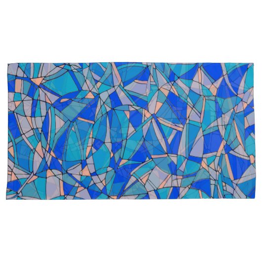 抽象芸術円 枕カバー (正面右)