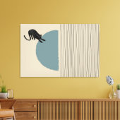 抽象芸術円Cat 3 Canvas Print キャンバスプリント (インサイチュ (リビング))