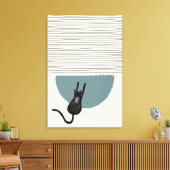 抽象芸術円Cat 3 Canvas Print キャンバスプリント (インサイチュ (リビング))