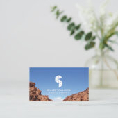 抽象芸術写真のロゴIII 名刺 (スタンド正面)