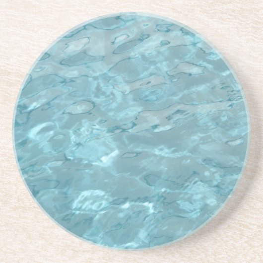 抽象芸術写真アクアプール水 コースター (正面)