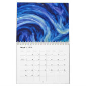 抽象芸術写真アートカレンダー カレンダー (3月 2026)