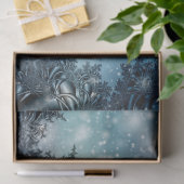 抽象芸術冬フラクタル32背景ティッシュペーパー 薄葉紙 (ギフト)