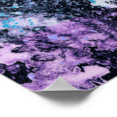 抽象芸術凍っていアートのポスター ポスター (角)