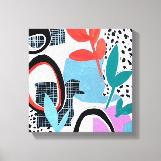 抽象芸術出張 キャンバスプリント (正面)