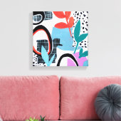 抽象芸術出張 キャンバスプリント (インサイチュ (リビング))