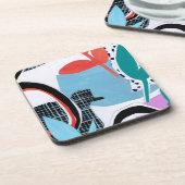 抽象芸術出張 コースター (左側)