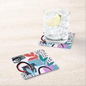 抽象芸術出張 スクエアペーパーコースター (インサイチュ)