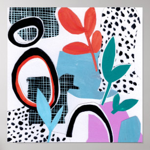 抽象芸術出張 ポスター