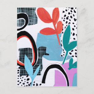 抽象芸術出張 ポストカード