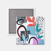 抽象芸術出張 マグネット (正面/裏面)