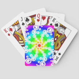 抽象芸術切り抜き円 トランプ