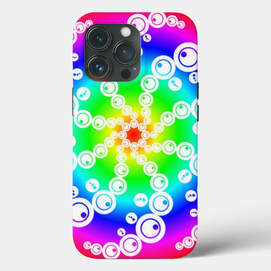 抽象芸術切り抜き円 Case-Mate iPhoneケース (裏面)