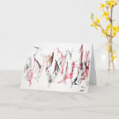 抽象芸術勇気付けられる「Everyday Love」カード カード (黄色い花)