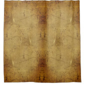 抽象芸術動揺しての色合い シャワーカーテン (正面)