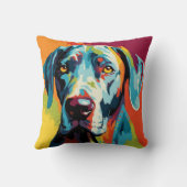 抽象芸術動物、グレート・ダン クッション (裏面)