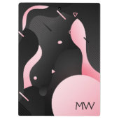 抽象芸術動的波形 クリップボード (裏面)