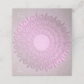 抽象芸術勾配曼荼羅。 プレイスカード (外部開封)