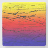 抽象芸術勾配 ストーンコースター (正面)