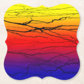 抽象芸術勾配 ペーパーコースター (正面)