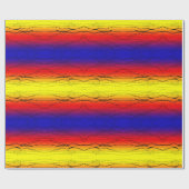 抽象芸術勾配 ラッピングペーパー (フラット)