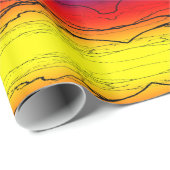 抽象芸術勾配 ラッピングペーパー (ロールコーナー)