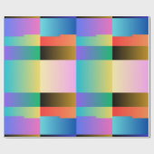 抽象芸術勾配 ラッピングペーパー (フラット)