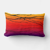 抽象芸術勾配 ランバークッション (正面)