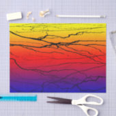 抽象芸術勾配 薄葉紙 (クラフト)