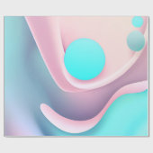 抽象芸術包装紙 ラッピングペーパー (フラット)