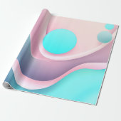 抽象芸術包装紙 ラッピングペーパー (アンロールド)