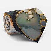 抽象芸術化石 ネクタイ (ロール)