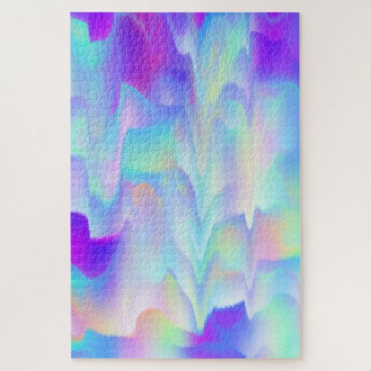 抽象芸術北方灯 ジグソーパズル (縦)