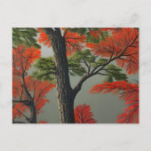 抽象芸術北秋ウッドランド ポストカード (正面)