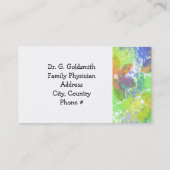 抽象芸術医療アポイントメント 予約カード (裏面)