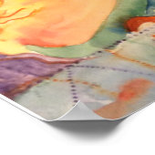 抽象芸術午後 ポスター (角)