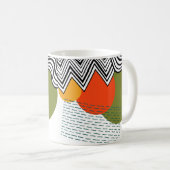 抽象芸術半モダン世紀 コーヒーマグカップ (正面右)