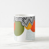 抽象芸術半モダン世紀 コーヒーマグカップ (中央)