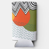 抽象芸術半モダン世紀 スリム缶クーラー (裏面)