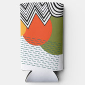 抽象芸術半モダン世紀 スリム缶クーラー (正面)