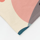 抽象芸術半モダン世紀 フリースブランケット (角)