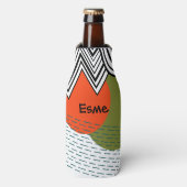 抽象芸術半モダン世紀 ボトルクーラー (ボトル正面)