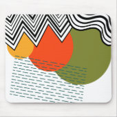 抽象芸術半モダン世紀 マウスパッド (正面)