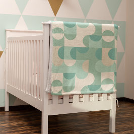 抽象芸術半モダン円Op FusionアートパターンFl フリースブランケット