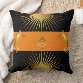 抽象芸術南西ココペリ装飾用クッション クッション (ブランケット)