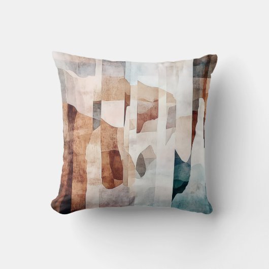 抽象芸術南西部の風景:ブライスキャニオン・ユタ クッション (正面)