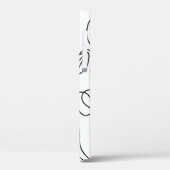 抽象芸術単線顔パターン Case-Mate iPhoneケース (裏面 / 左)