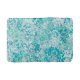 抽象芸術印象派のブルーミントバスマット バスマット