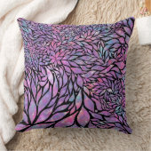 抽象芸術印象派葉 クッション (ブランケット)